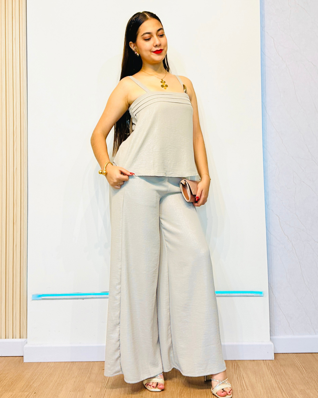 Pantalón Grace Beige