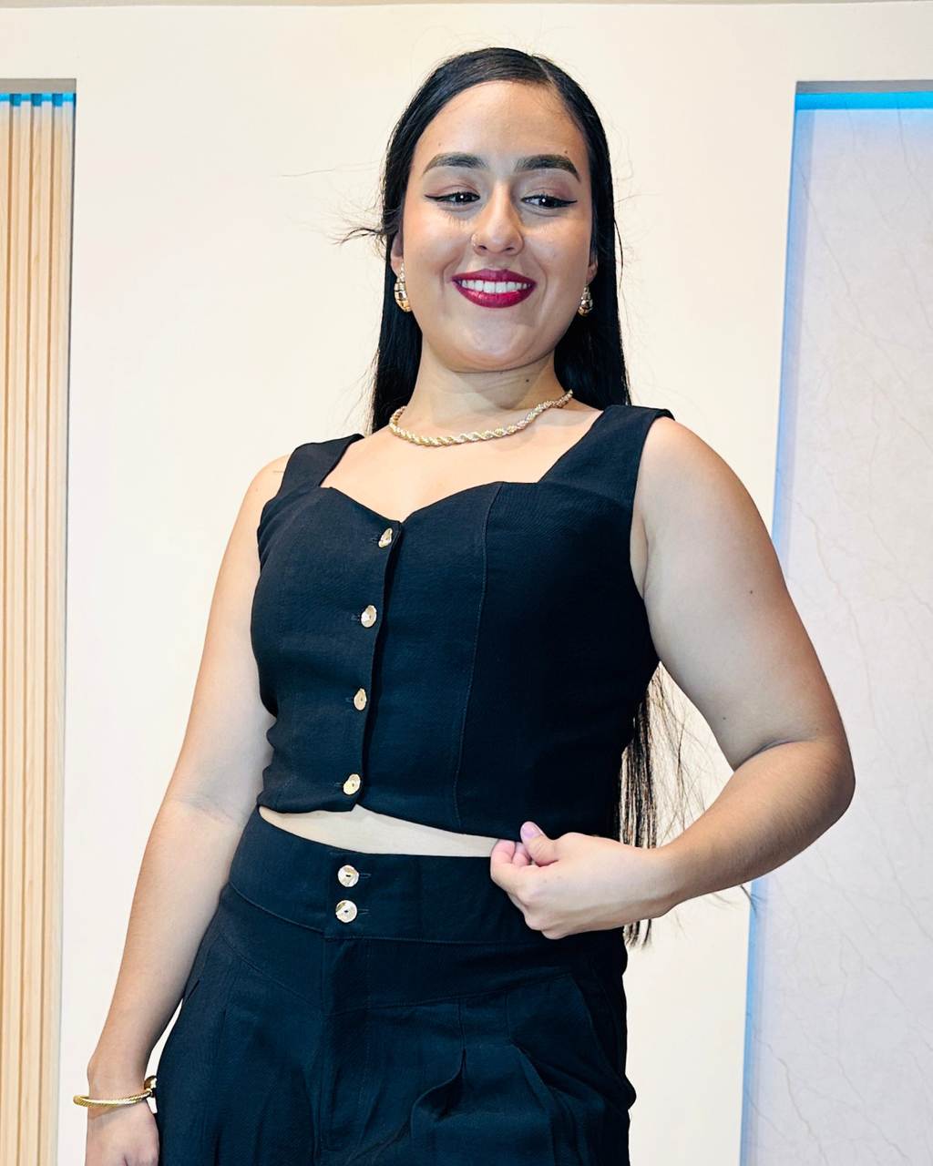 Chaleco Julieth Negro