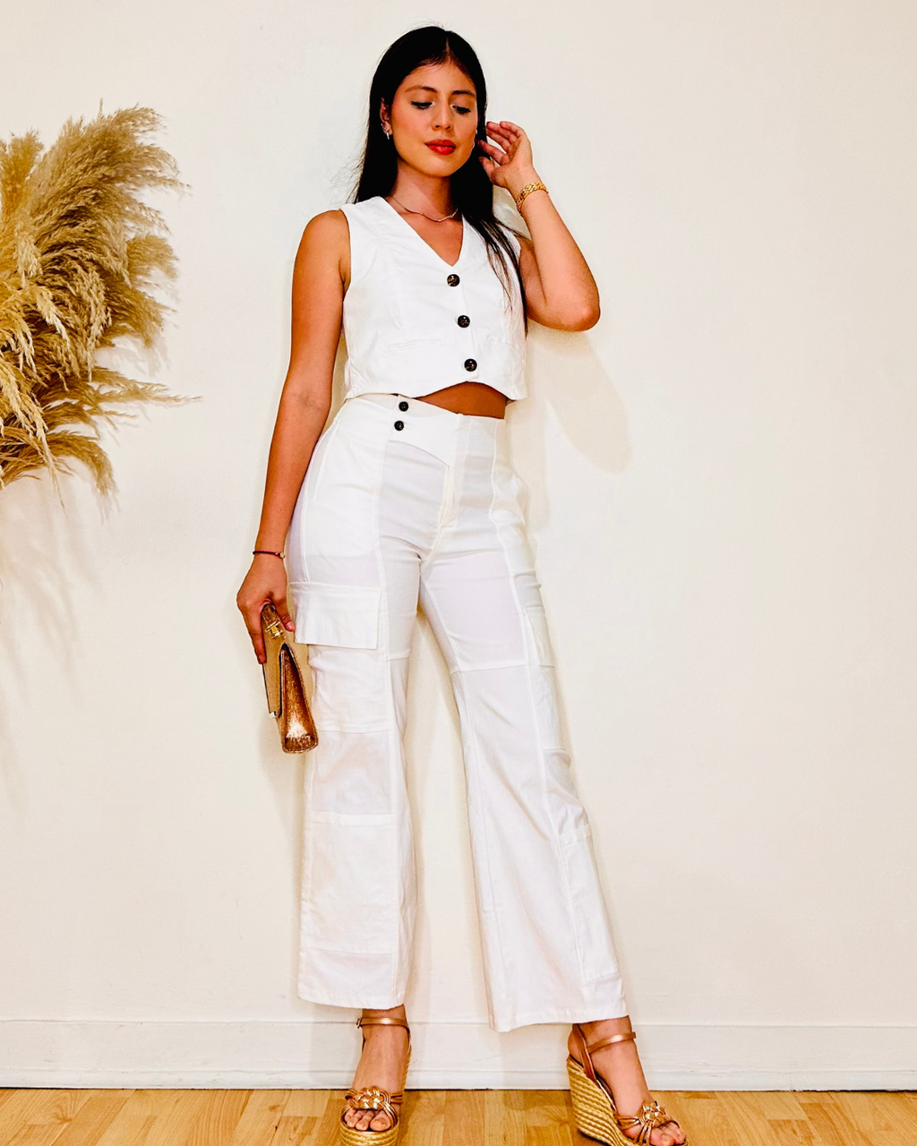 Pantalón Lilie Marfil