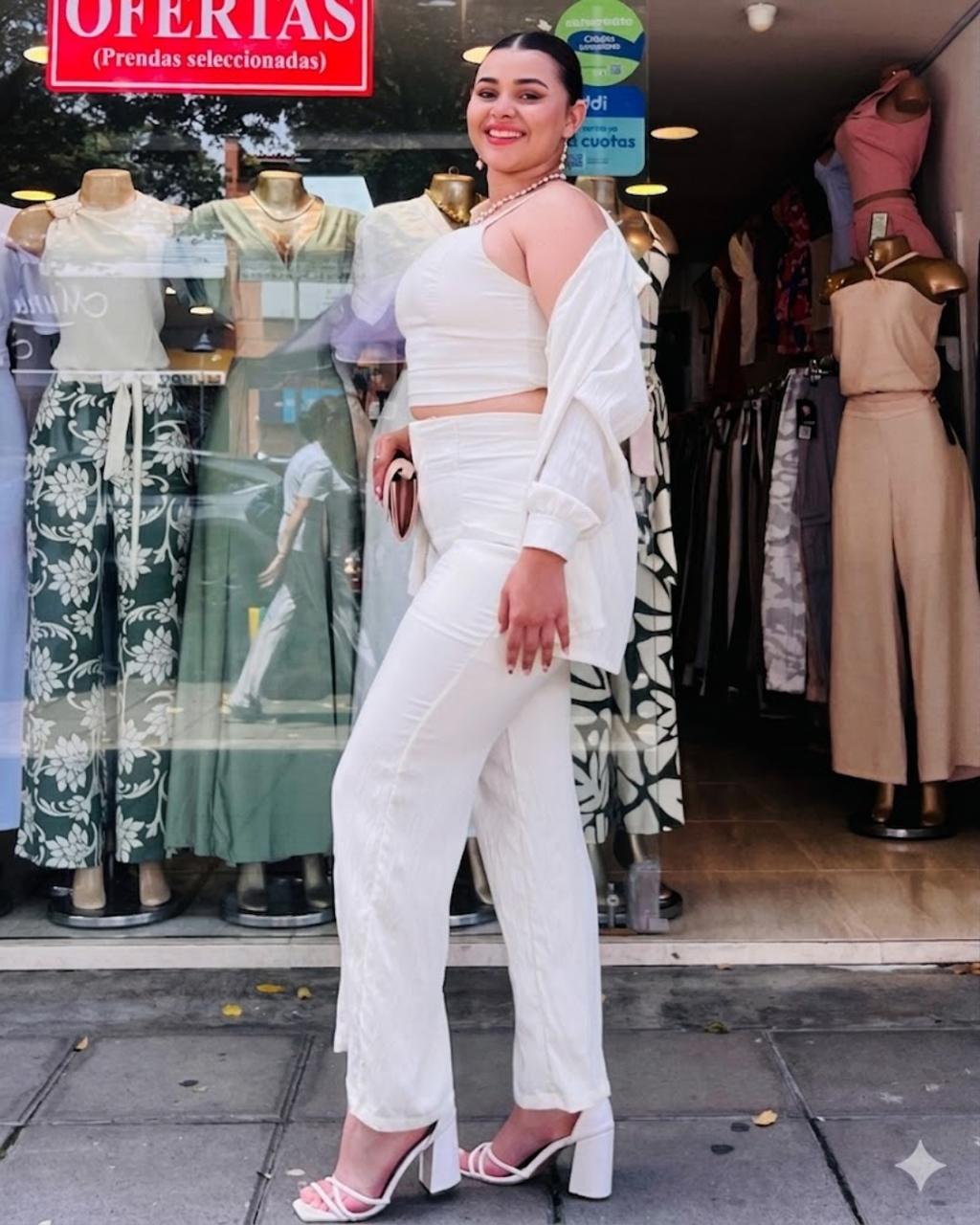 Pantalón Madison Marfil