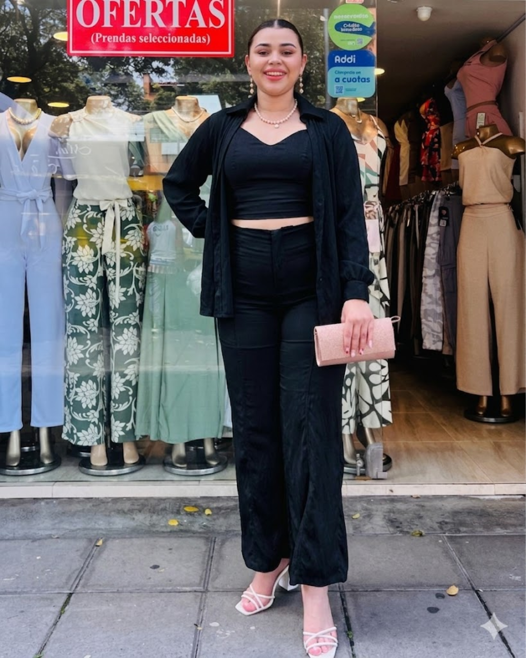 Conjunto Madison Negro