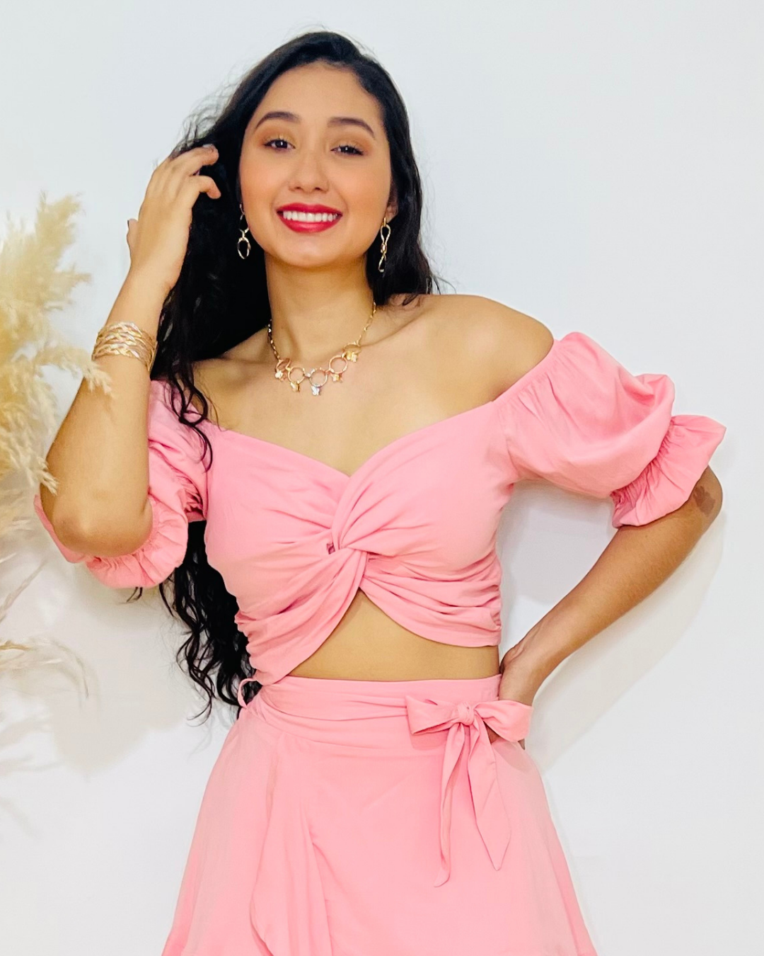Blusa Maggie Rosada