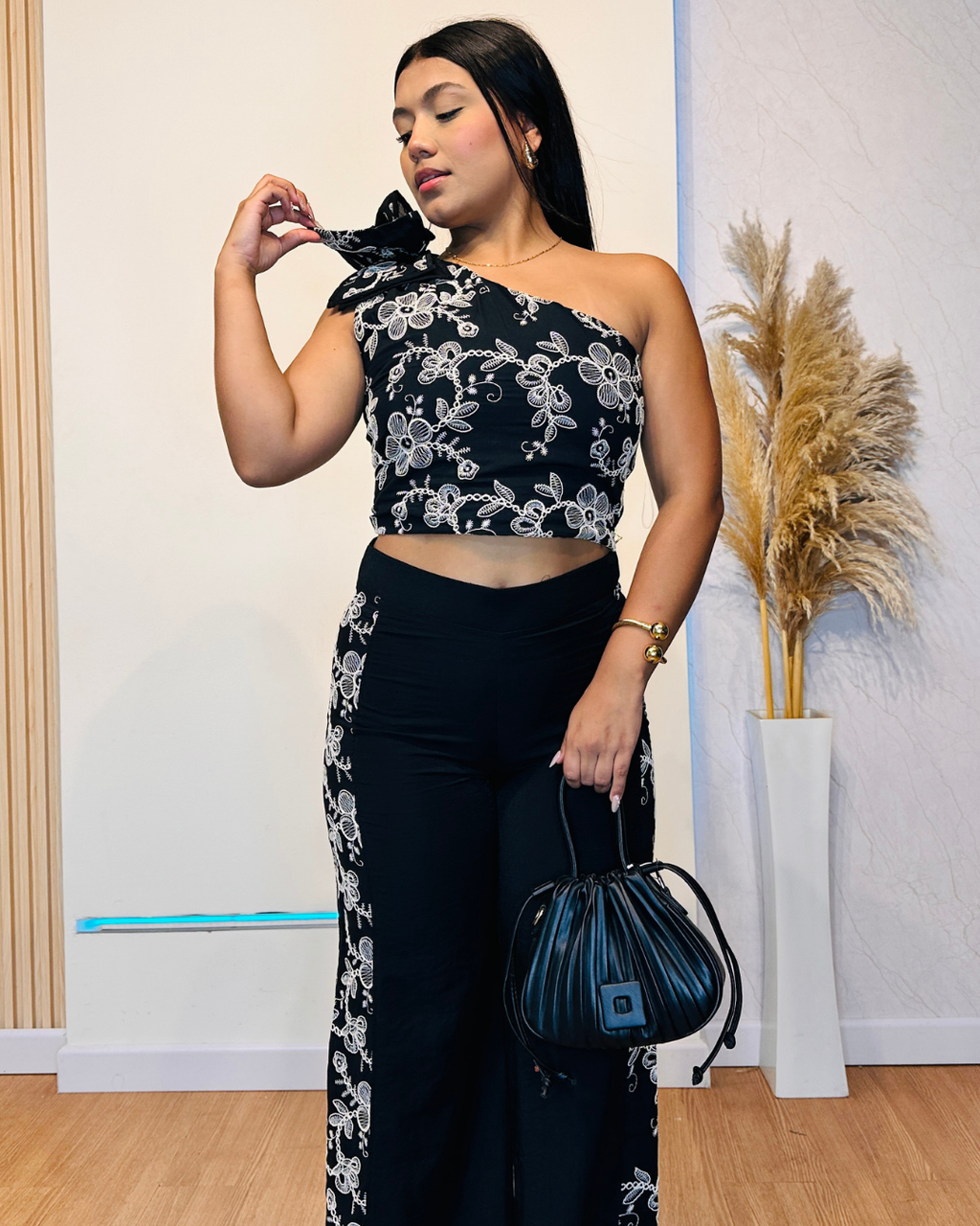 Conjunto Susan Negro