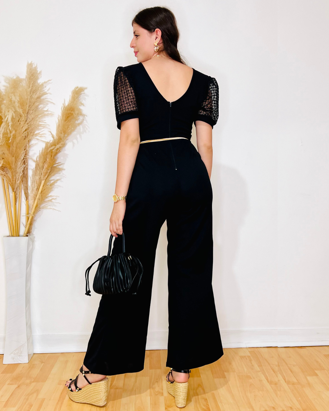 Enterizo Priscila Negro