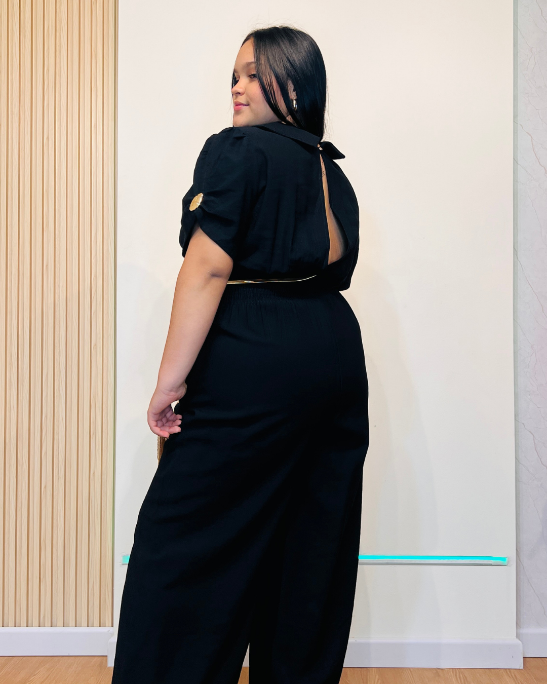 Enterizo Carmen Negro