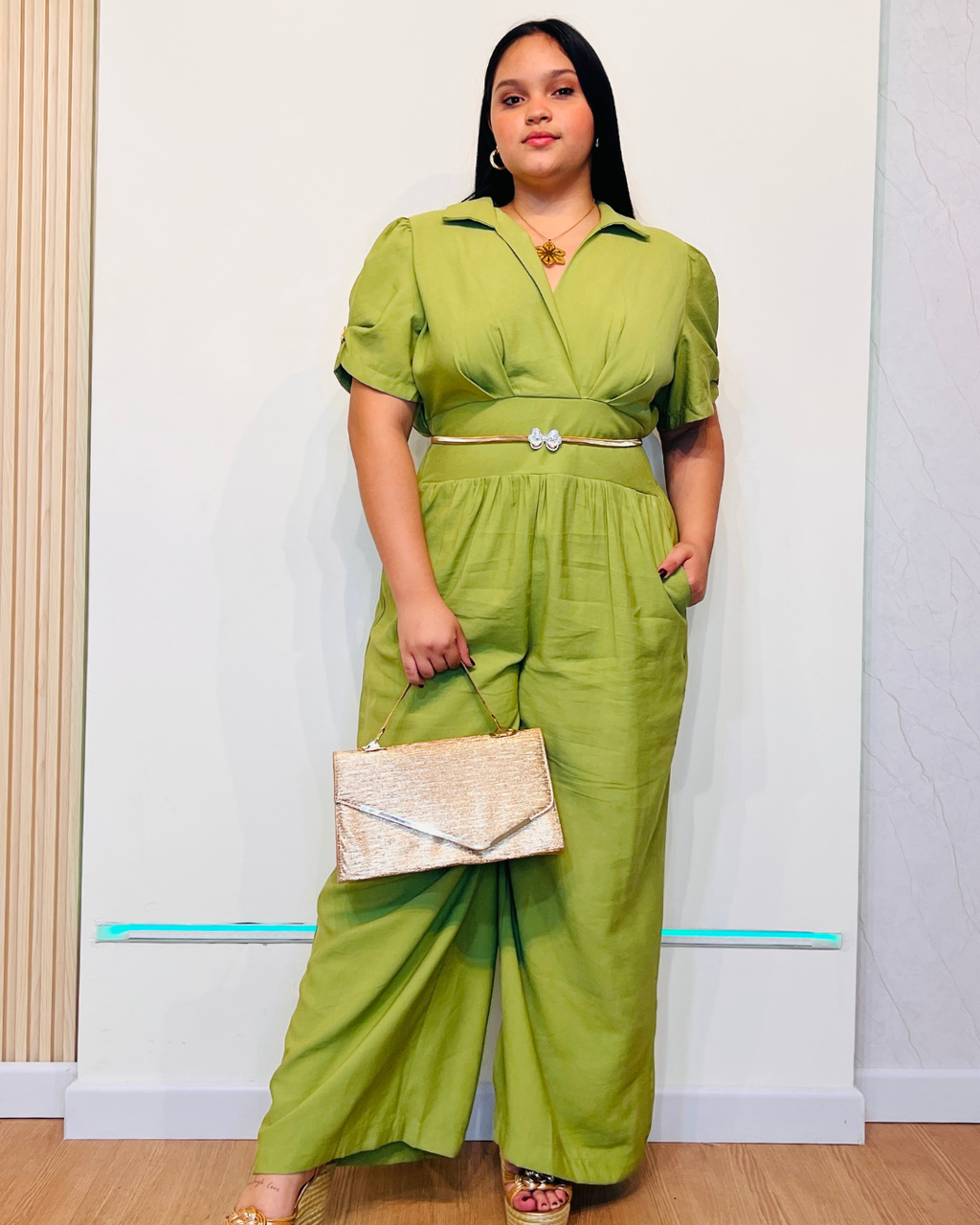 Enterizo Carmen Verde