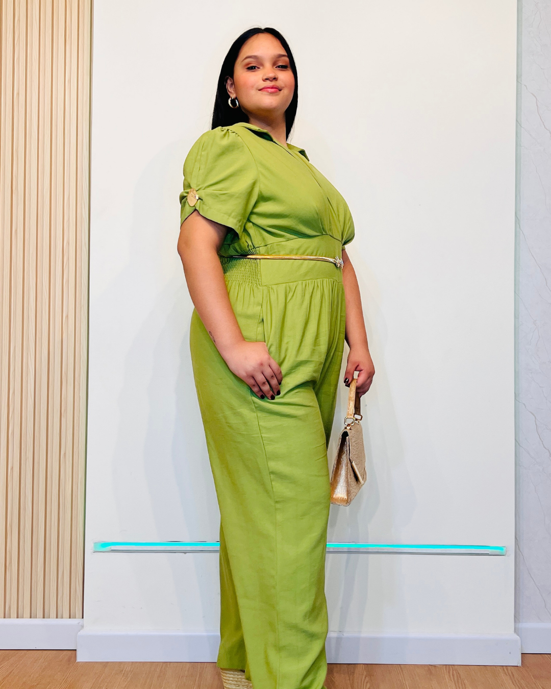 Enterizo Carmen Verde