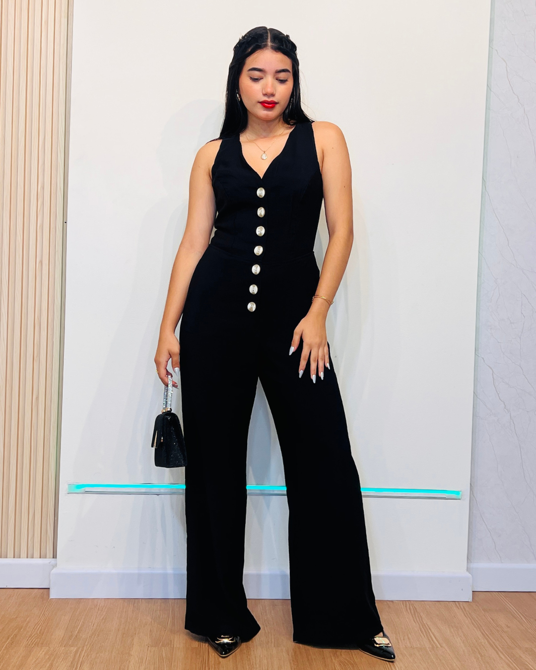 Enterizo Claudia Negro