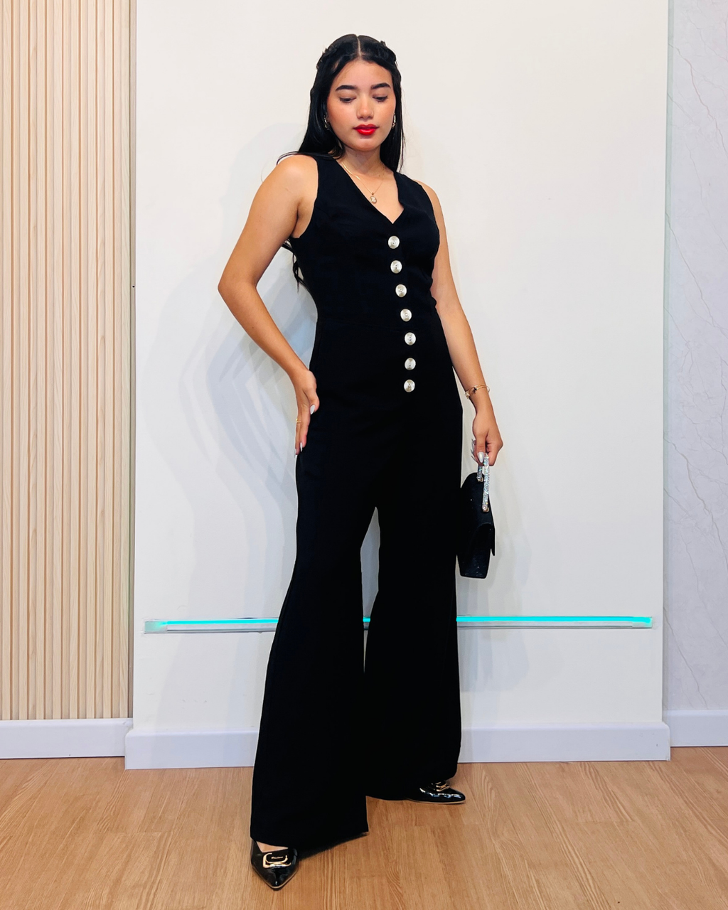 Enterizo Claudia Negro