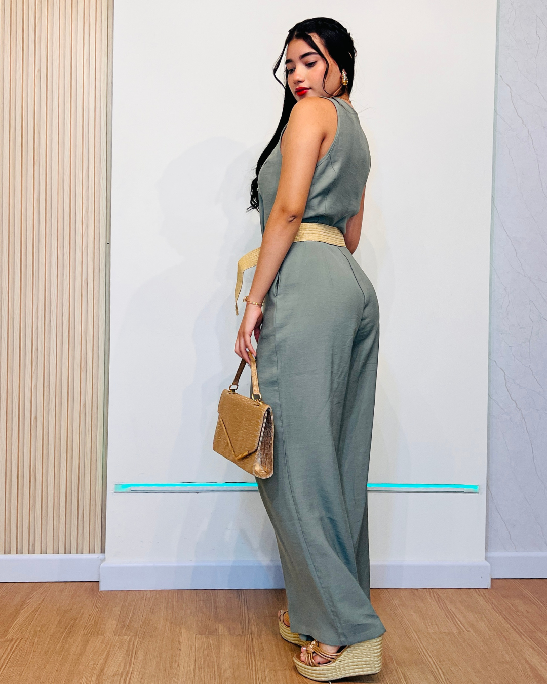 Enterizo Claudia Verde