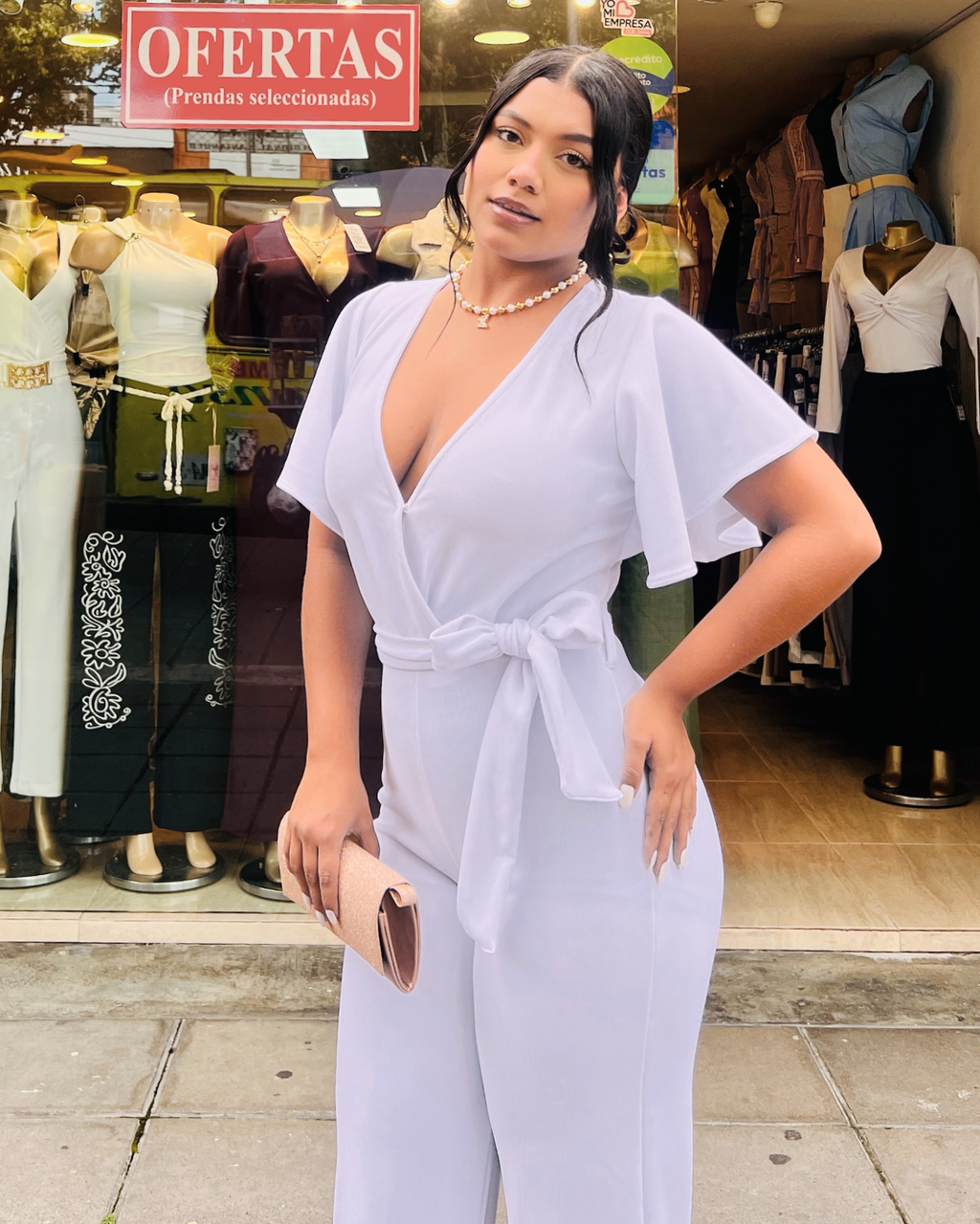 Enterizo Karina Blanco