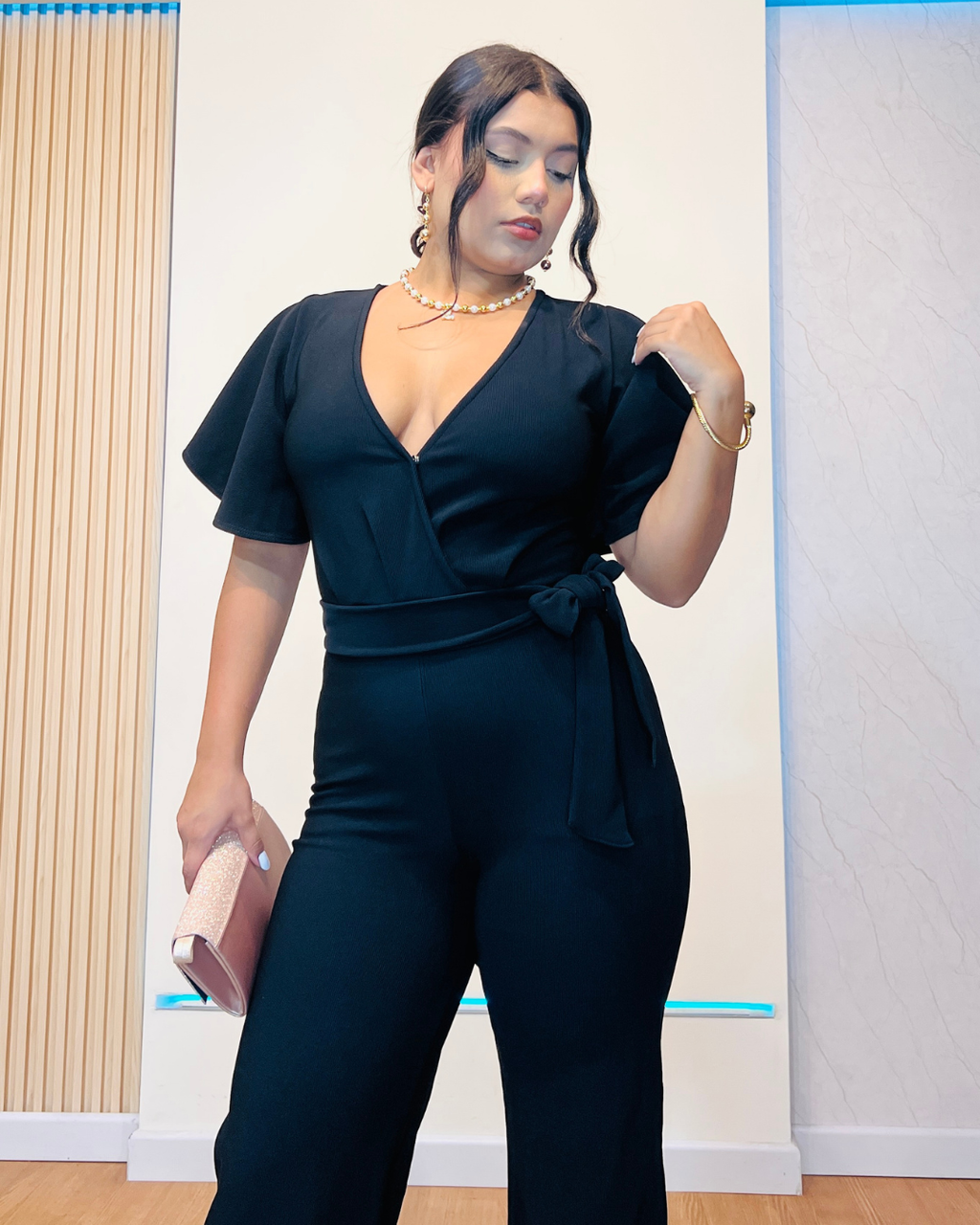 Enterizo Karina Negro