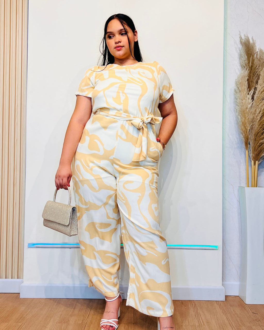 Enterizo Luisa Beige