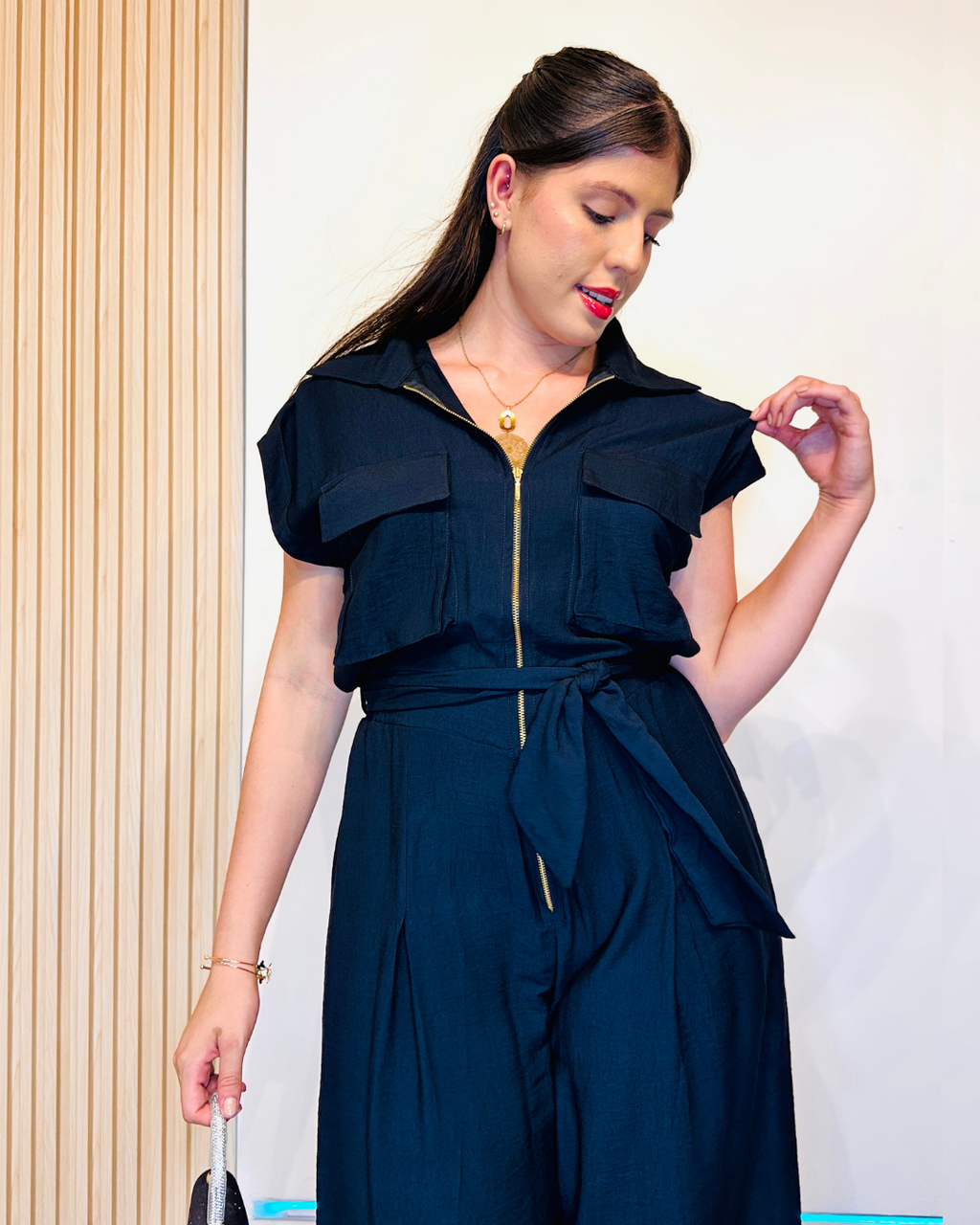 Enterizo Maren Negro