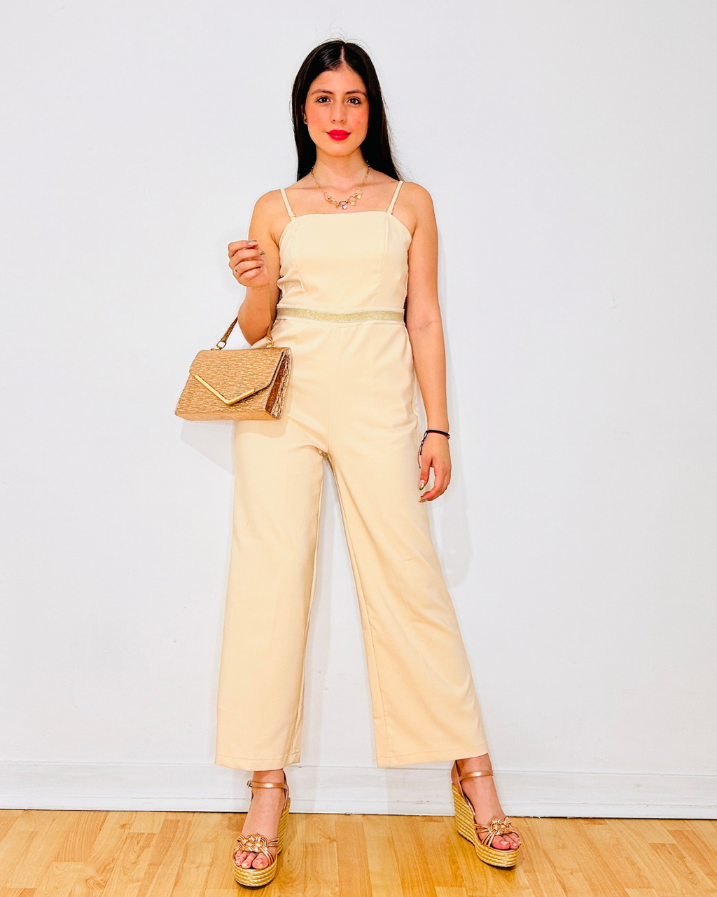 Enterizo Mariana Beige