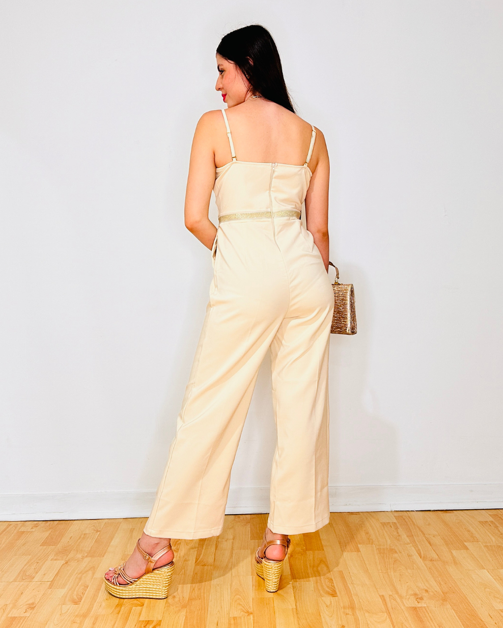 Enterizo Mariana Beige