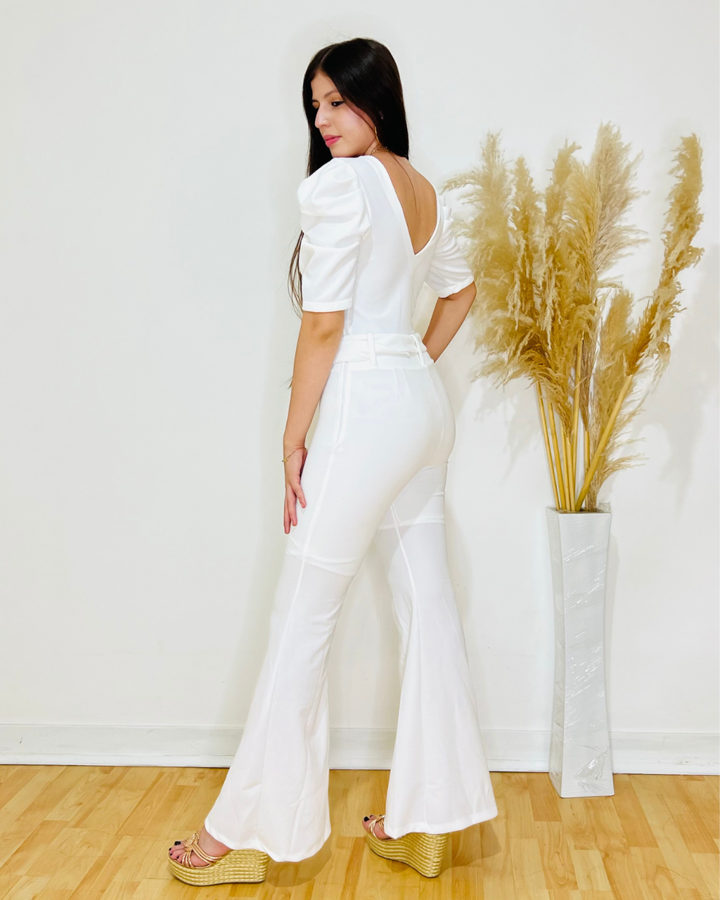 Enterizo marlene Blanco