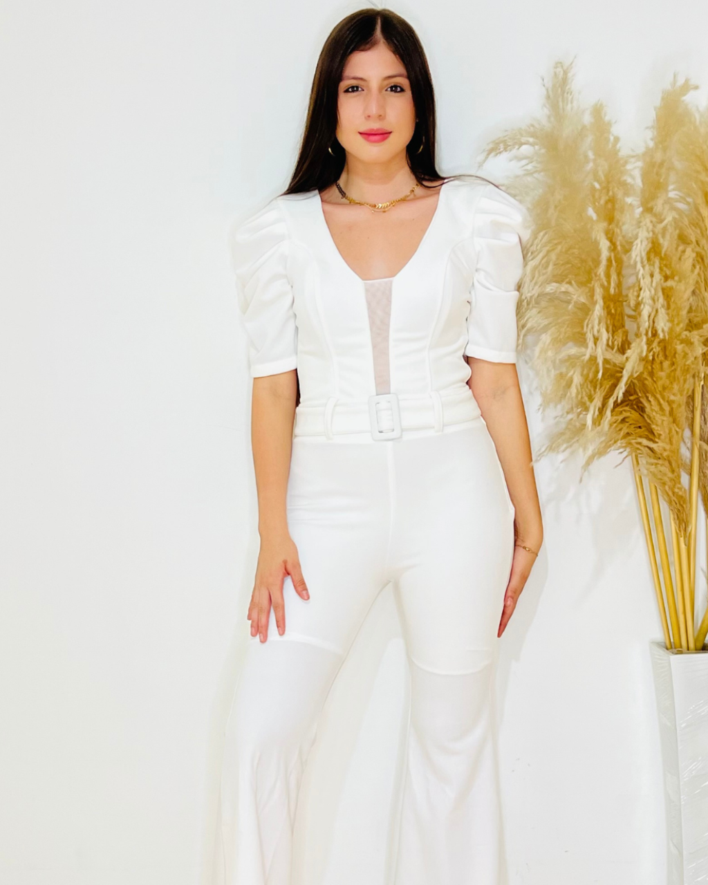 Enterizo marlene Blanco