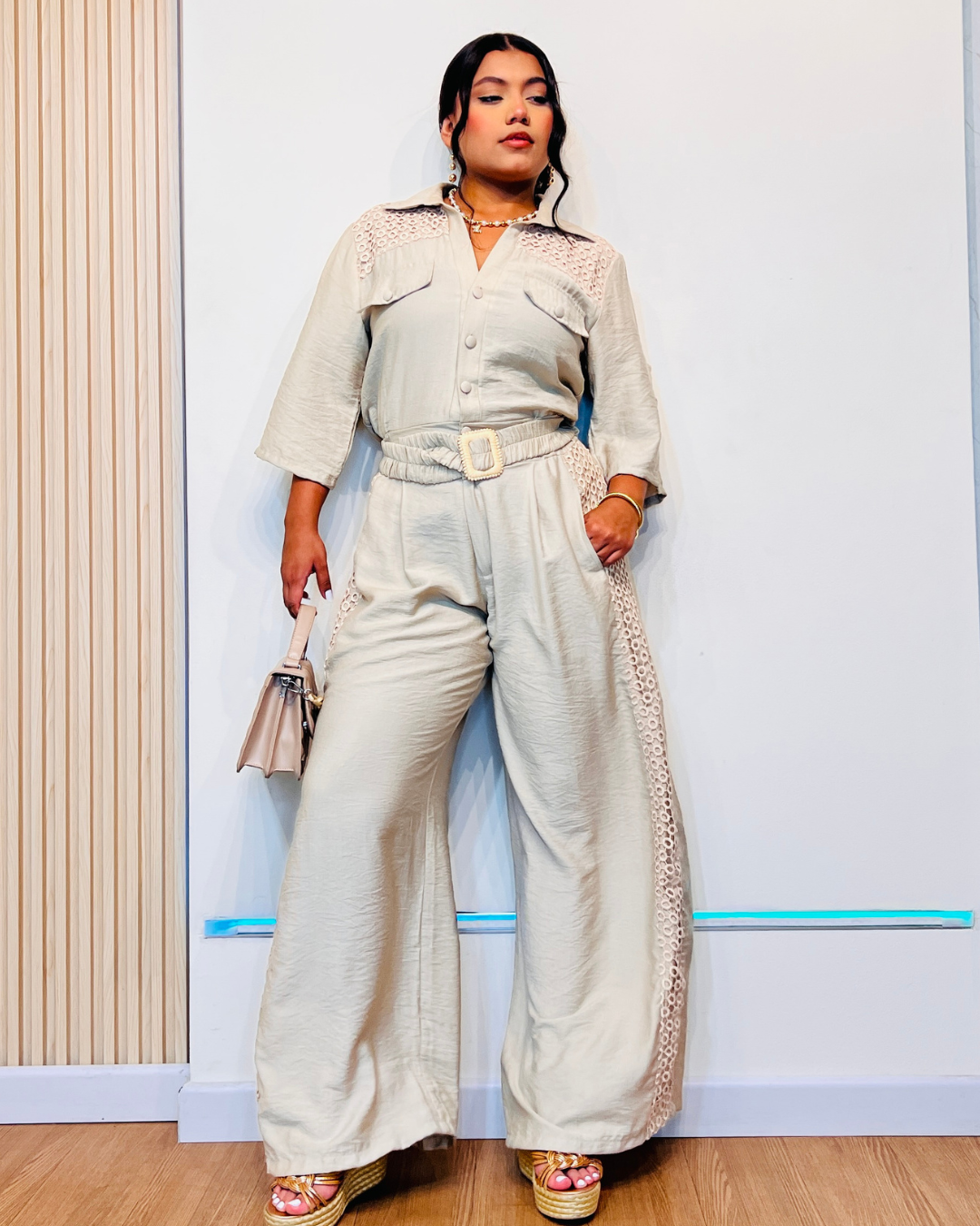 Enterizo Mireya Beige