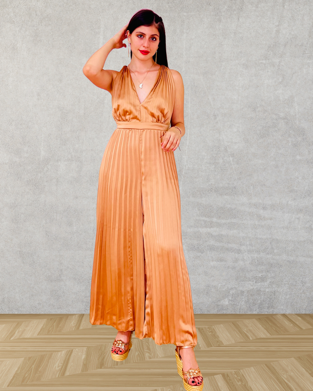 Enterizo Olivia Camel