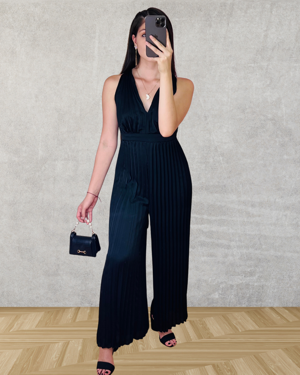 Enterizo Olivia Negro