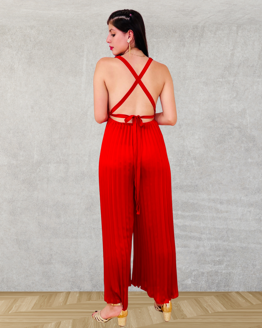 Enterizo Olivia Rojo