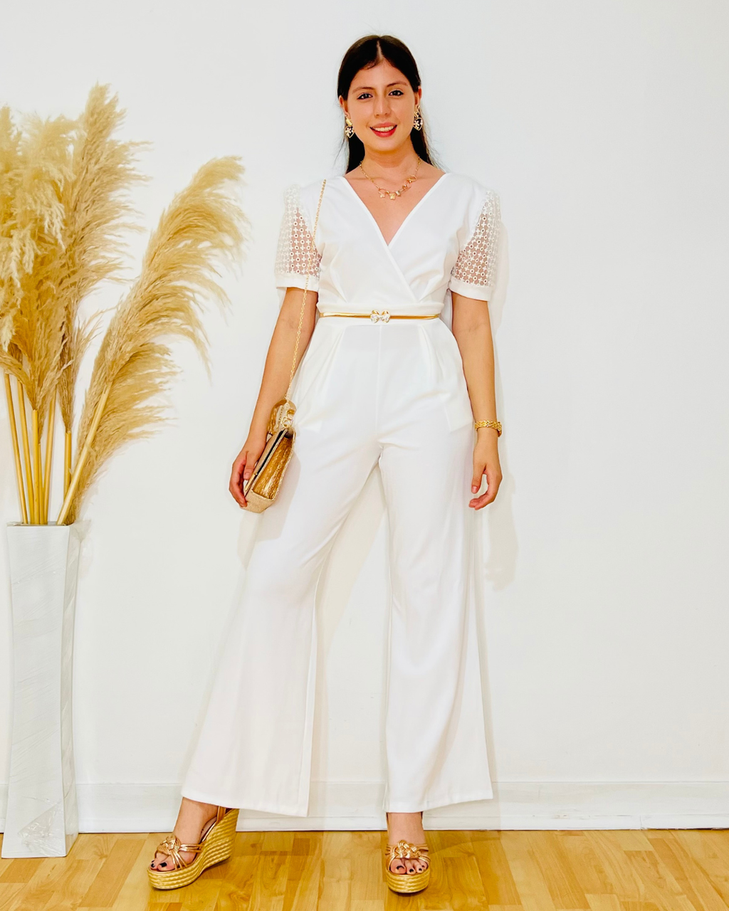 Enterizo Priscila Blanco