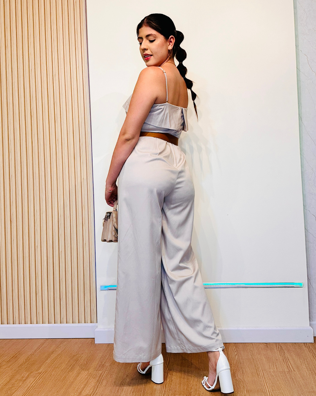 Enterizo Regina Beige