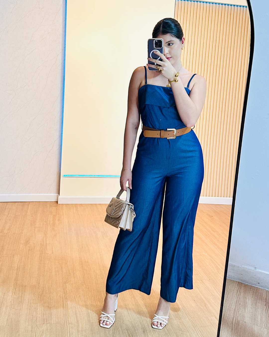 Enterizo Regina Demin Oscuro