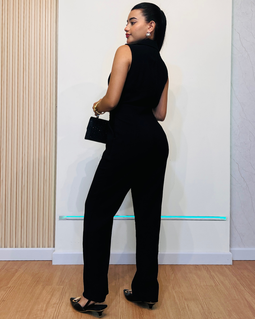 Enterizo Yaslin Negro