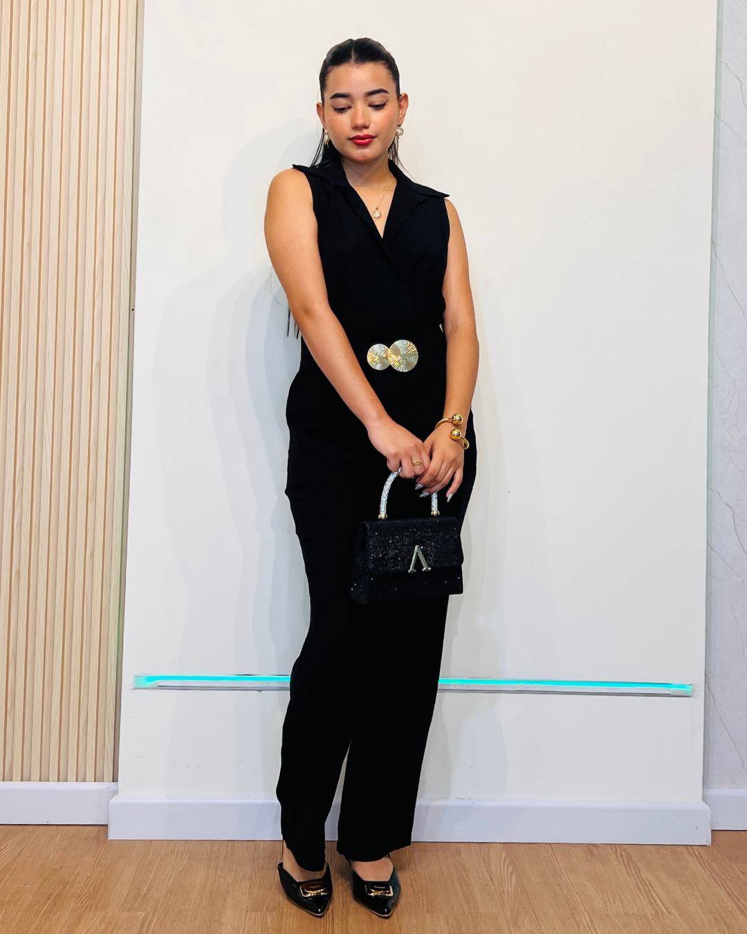 Enterizo Yaslin Negro