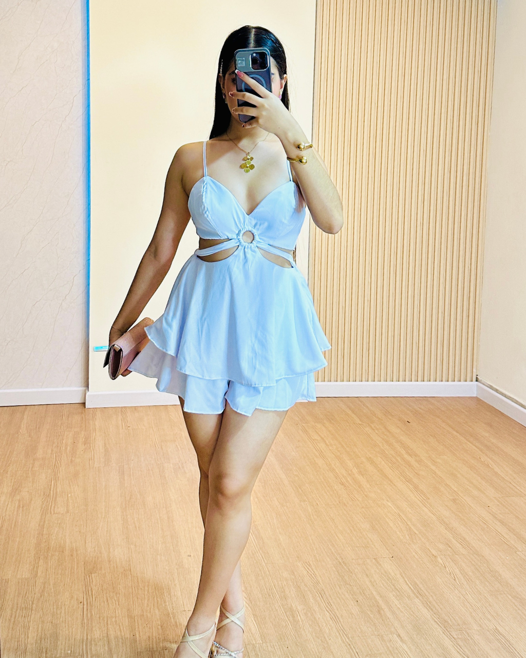 Enterizo Short Alison Blanco