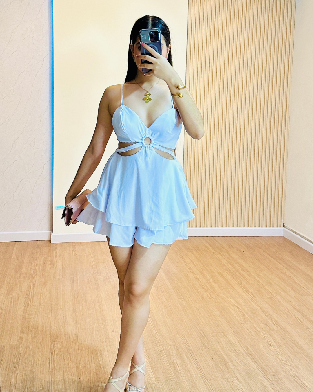 Enterizo Short Alison Blanco
