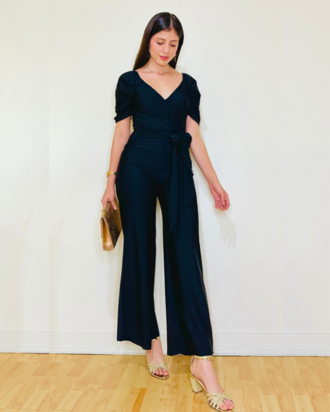 Enterizo Blanca Negro