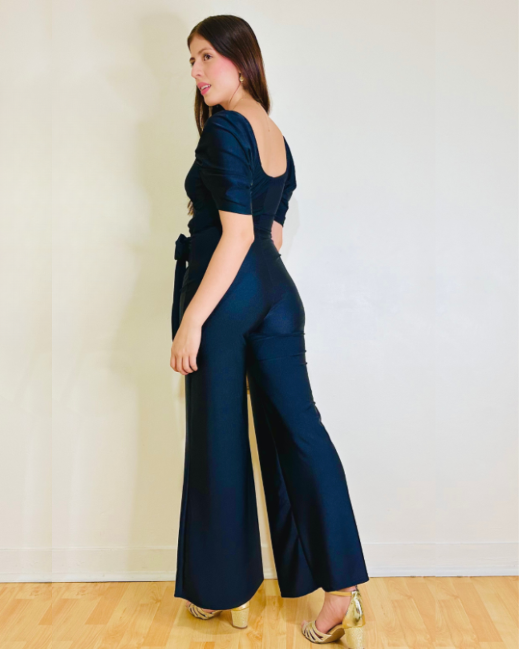 Enterizo Blanca Negro