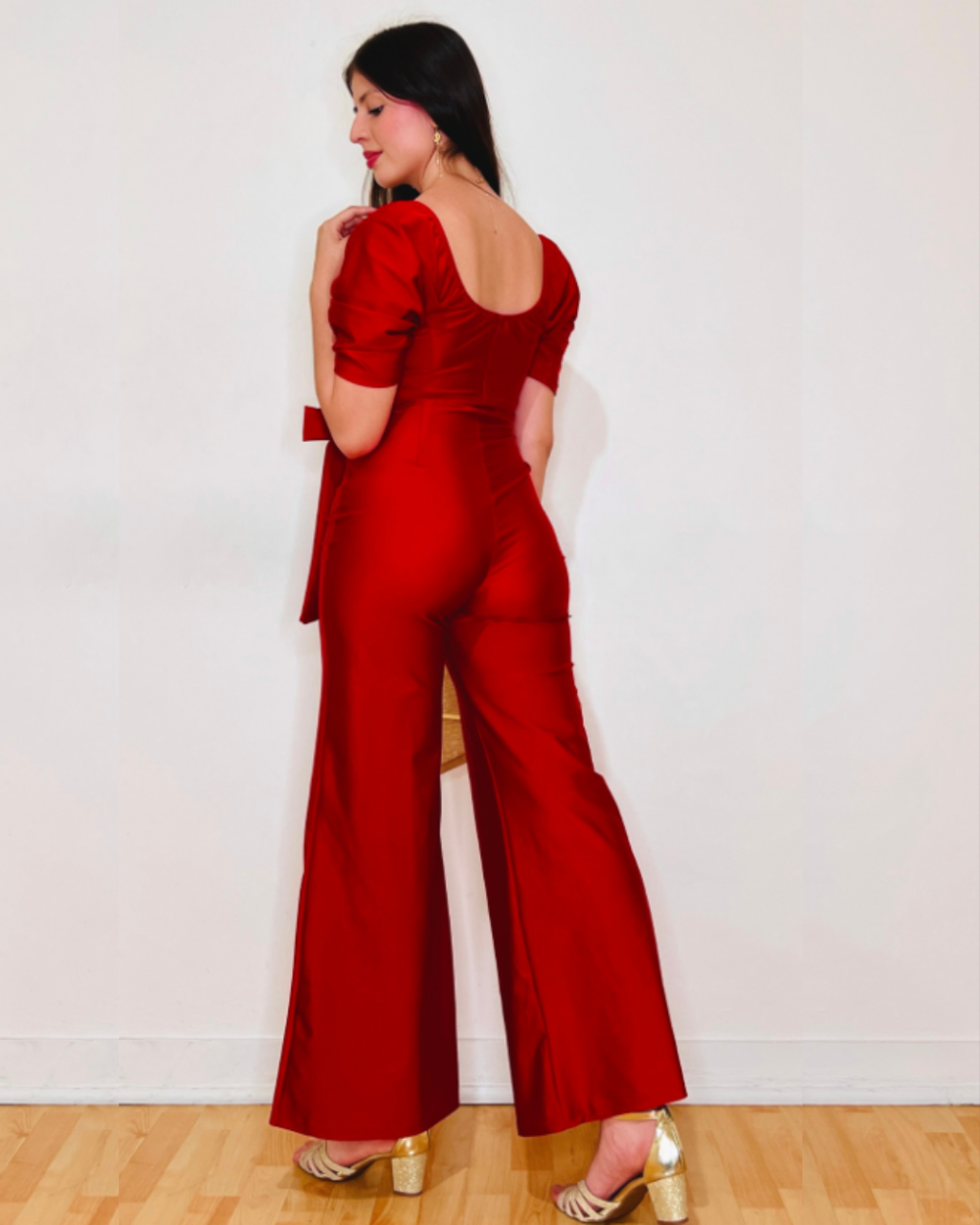 Enterizo Blanca Rojo