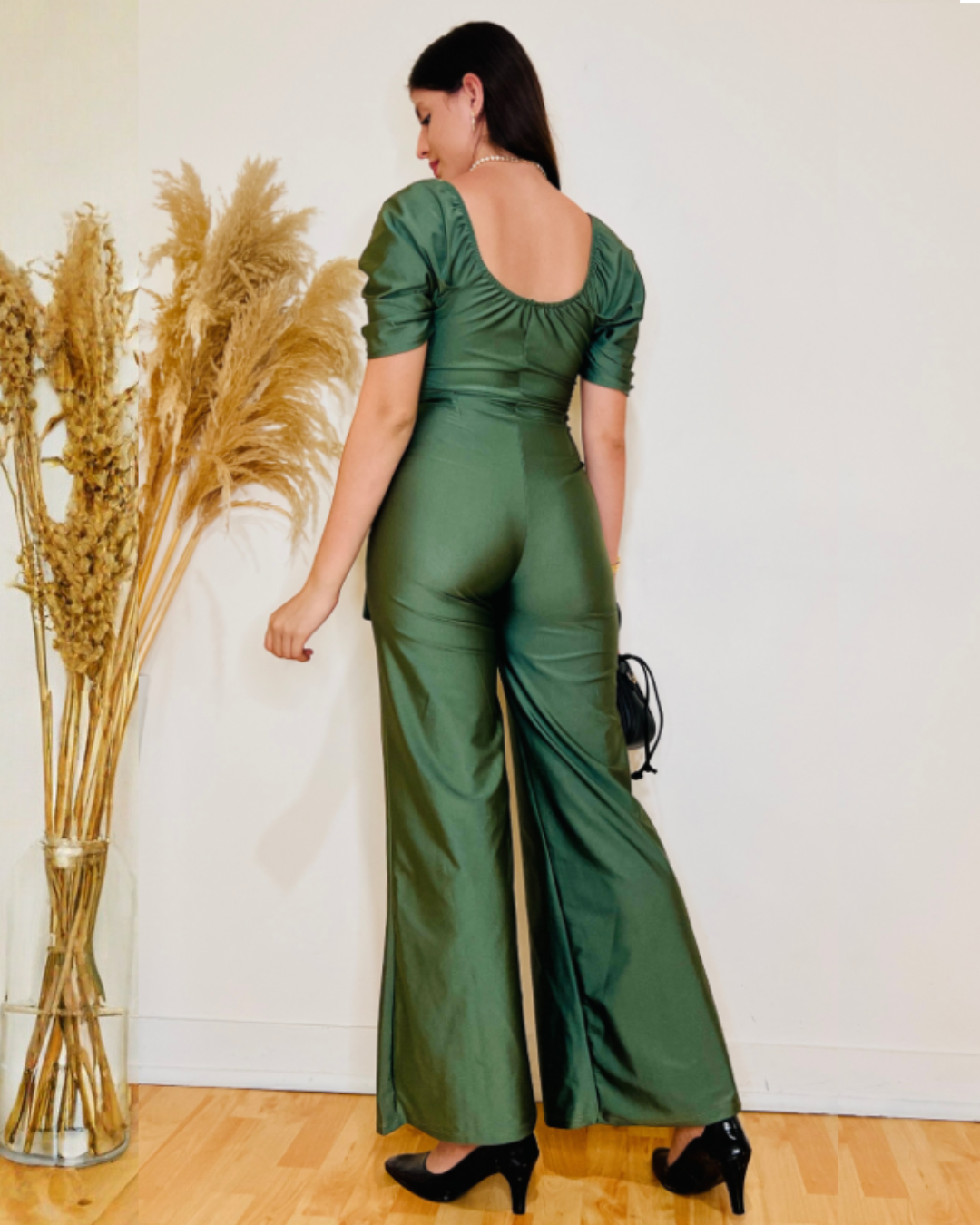 Enterizo Blanca Verde