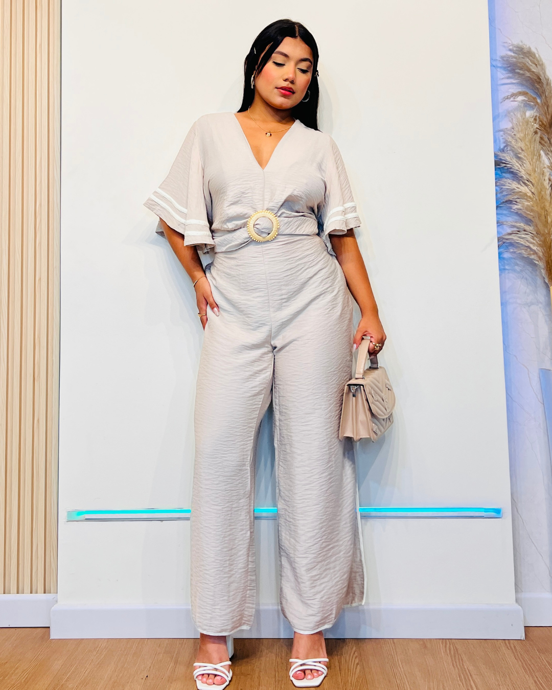 Enterizo Cecilia Beige