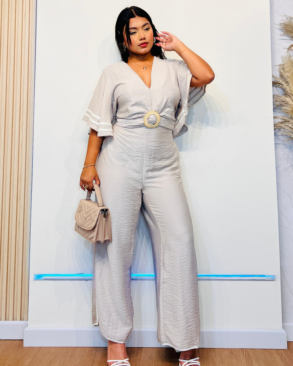 Enterizo Cecilia Beige