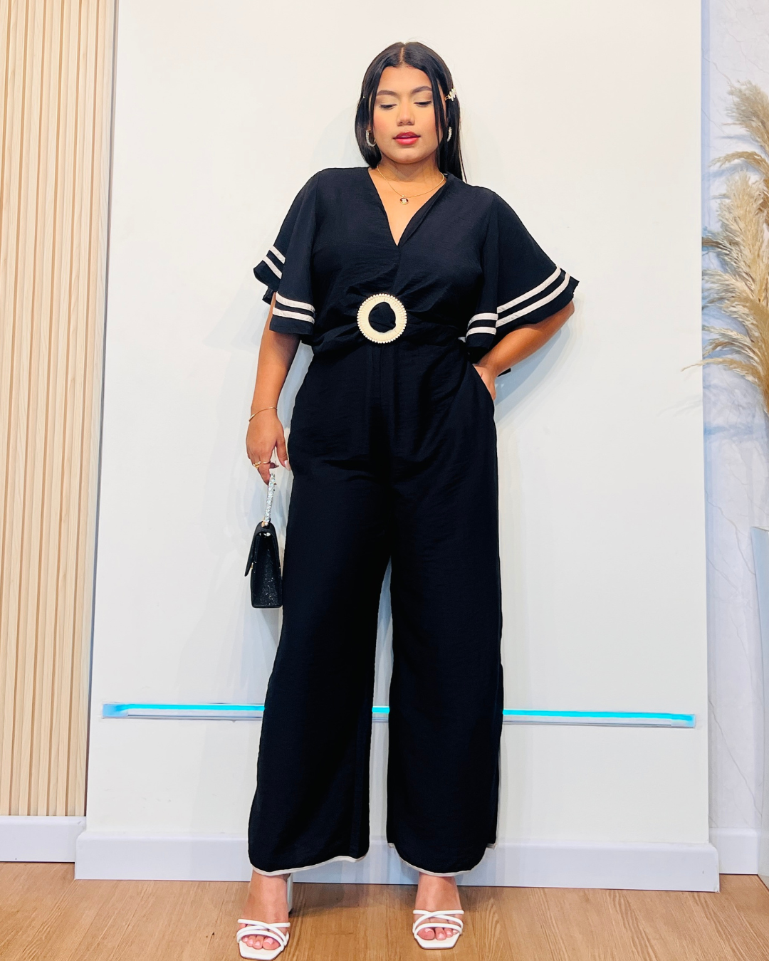 Enterizo Cecilia Negro