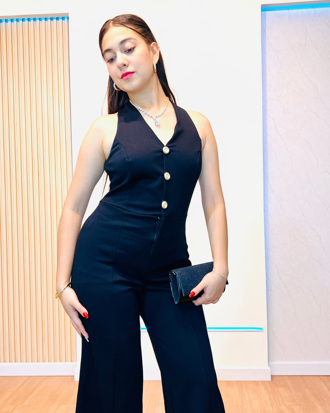 Enterizo Deisy Negro