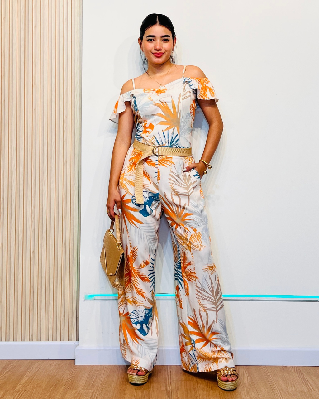 Enterizo Florencia Crema X Mayor