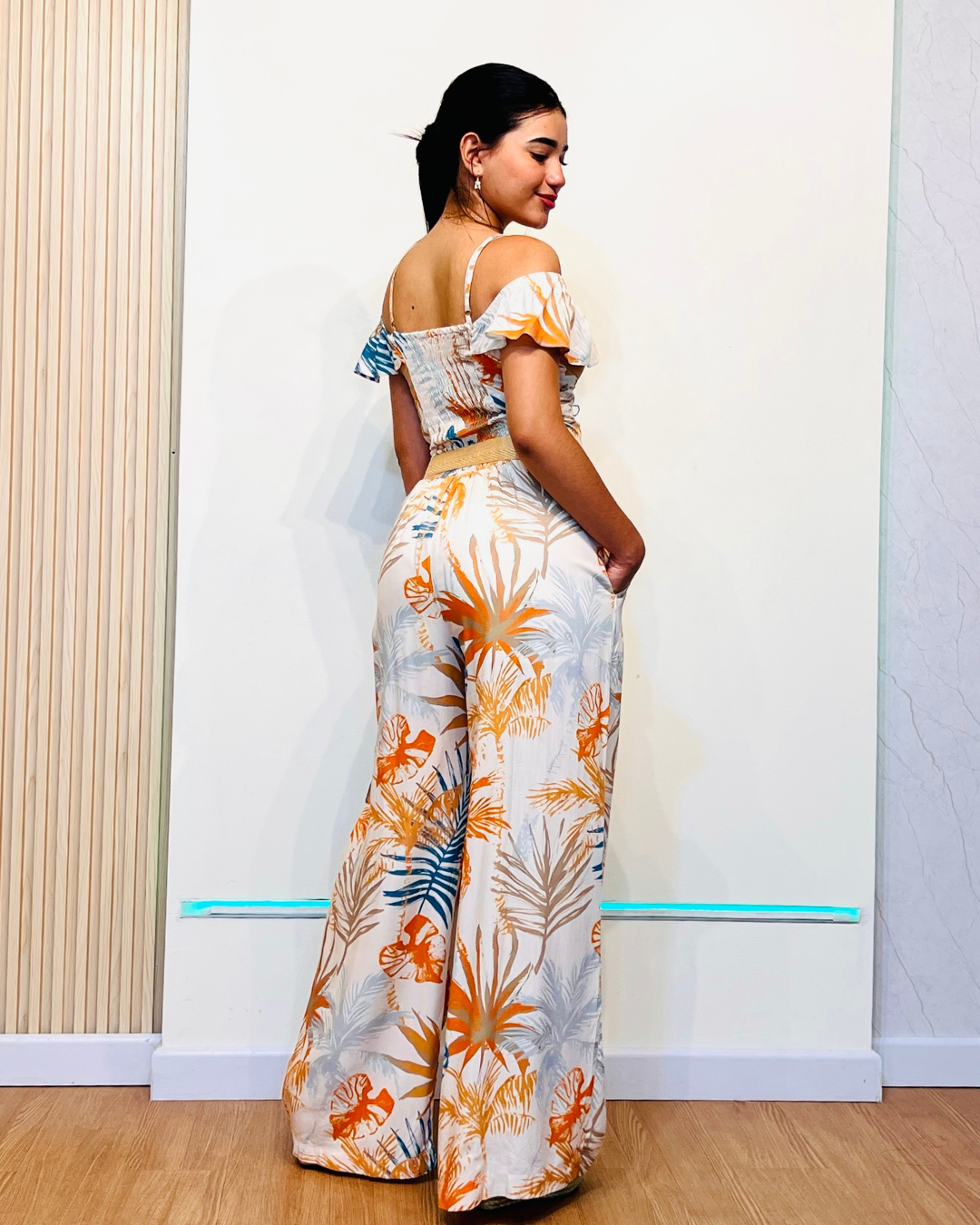 Enterizo Florencia Crema X Mayor