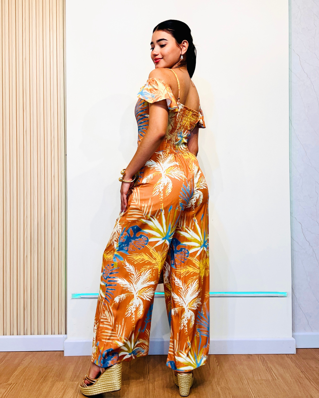 Enterizo Florencia Naranja X Mayor