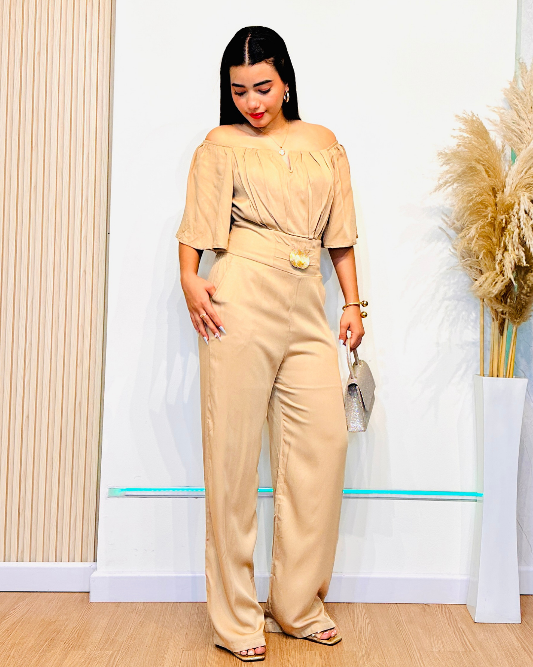 Enterizo Jaslin Camel