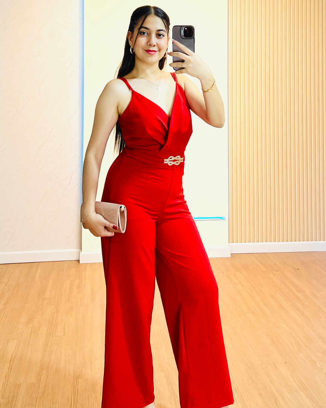 Enterizo Luzy Rojo