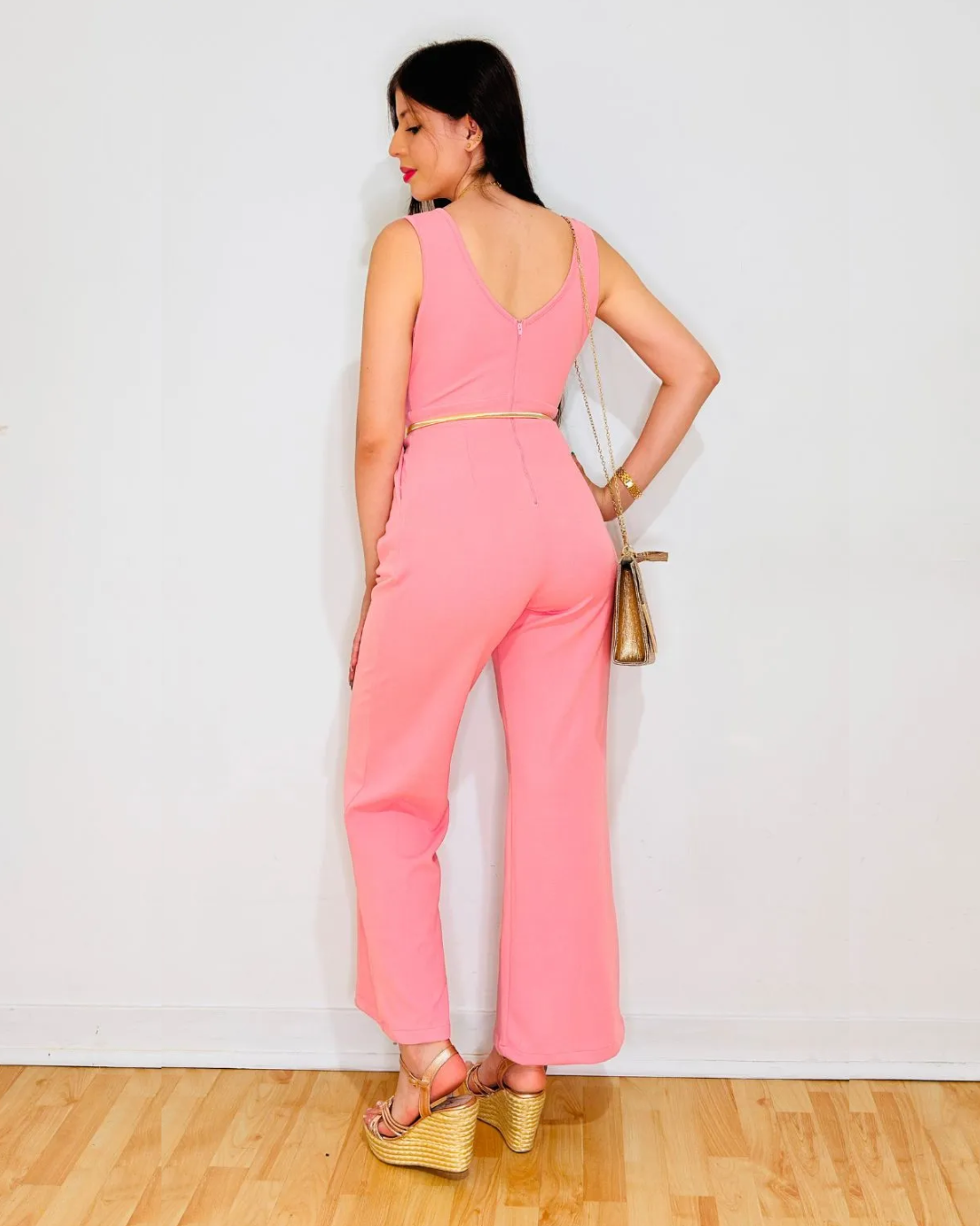 Enterizo Regina Rosado