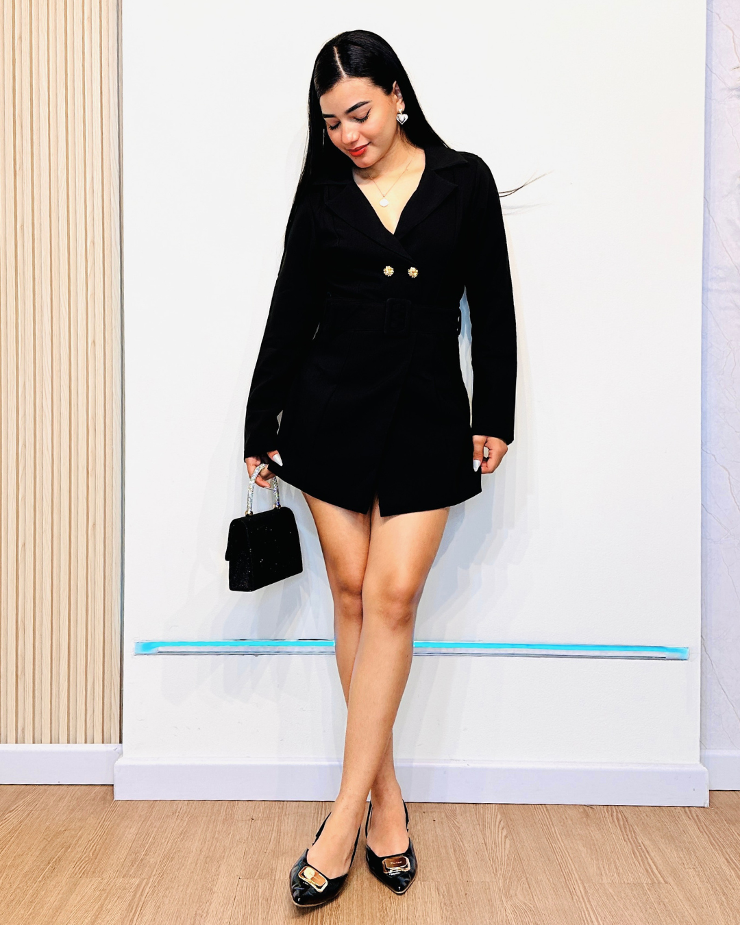 Enterizo Short Charlothe Negro