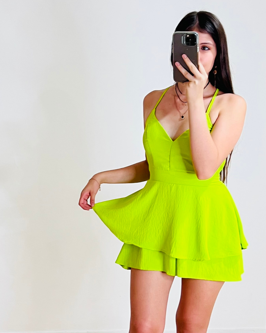 Enterizo Short Dulce Verde