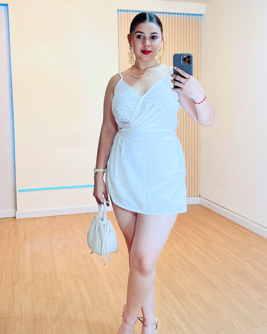 Enterizo Short Eva Marfil